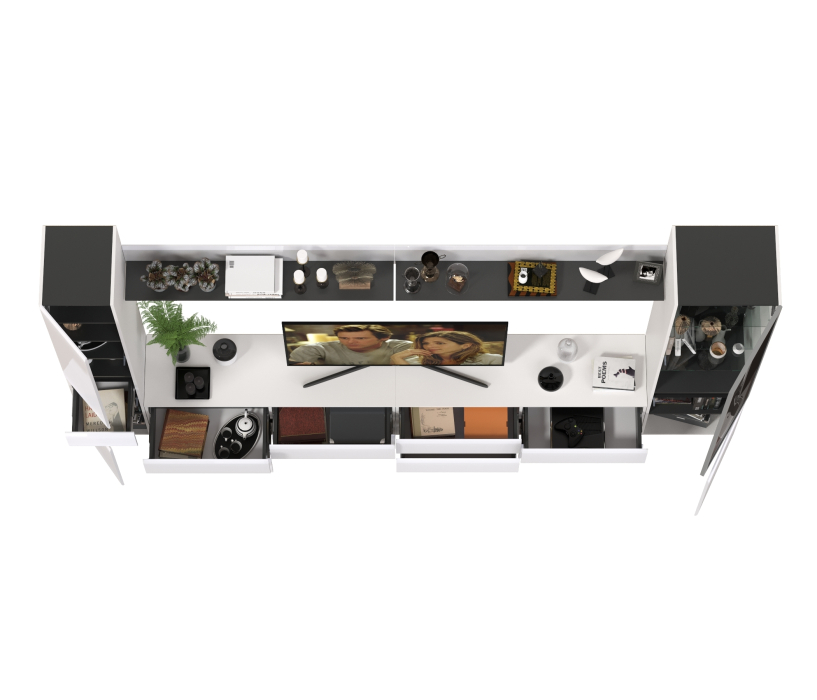 Стенки для гостиной, Стенка Сидней комплектация № 108