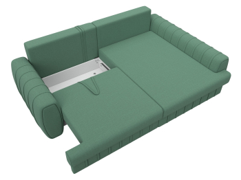 Диван угловой Лига-057 НПБ угол правый, рогожка Амур