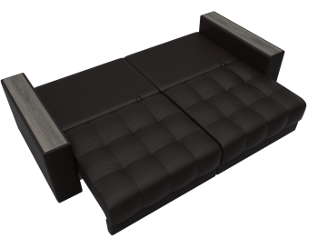 Диван прямой с декором Лига-049 НПБ, экокожа GRIFON