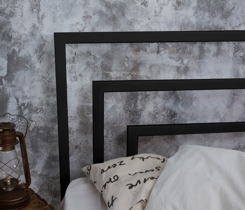 Кровати 140 см, Металлическая кровать Атланта 1.4