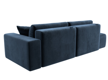 Диван прямой Лига-036 НПБ Модерн подлокотник справа, велюр TOWER