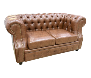 Диван Честер  Лофт 2-х местный, экокожа