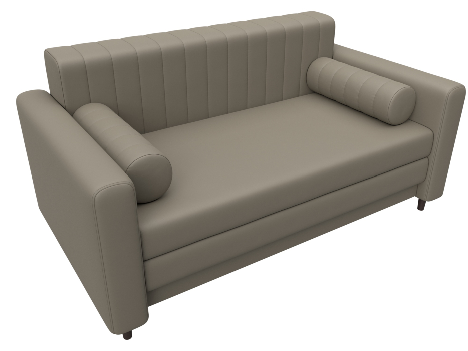 Диваны кровати прямые, Диван прямой Лига-070, экокожа GRIFON