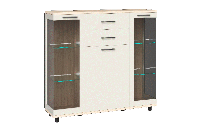 Модульная система Грейс Тумба ТБ-5000  Ясень Асахи