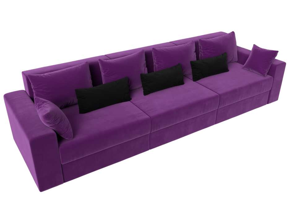 Офисные диваны, Диван прямой Майами Long, микровельвет