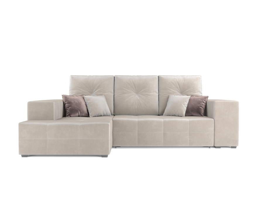 Диваны угловые в гостиную, Диван угловой Монреаль Левый угол (Бархат)