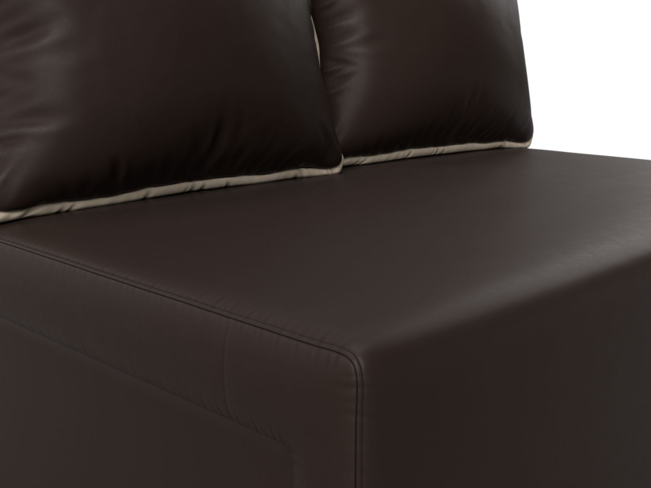 Диваны с ящиком для белья, Диван прямой Лагуна, экокожа
