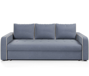 Диван-кровать прямой Атланта с кантом еврокнижка,велюр