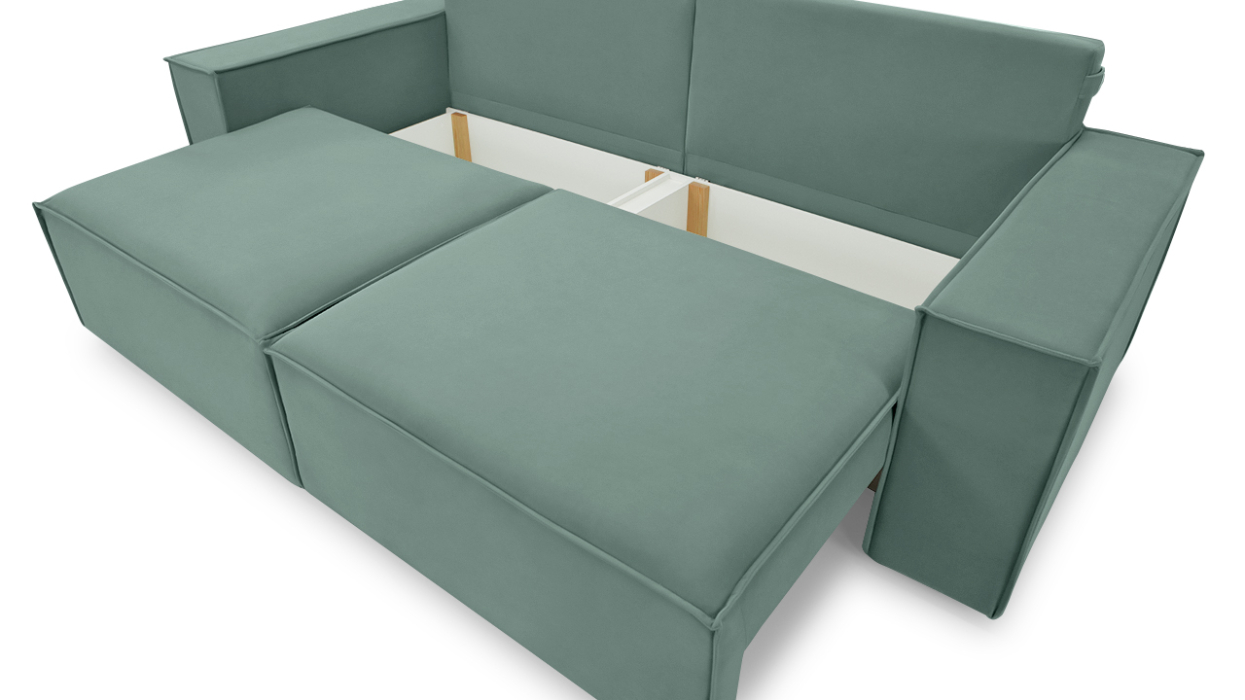 Диваны еврокнижки, Диван-кровать Софт 2, еврокнижка, велюр