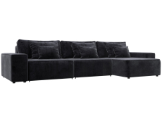 Диваны угловые в гостиную, Диван угловой Лига-074 угол универсальный, велюр TOWER