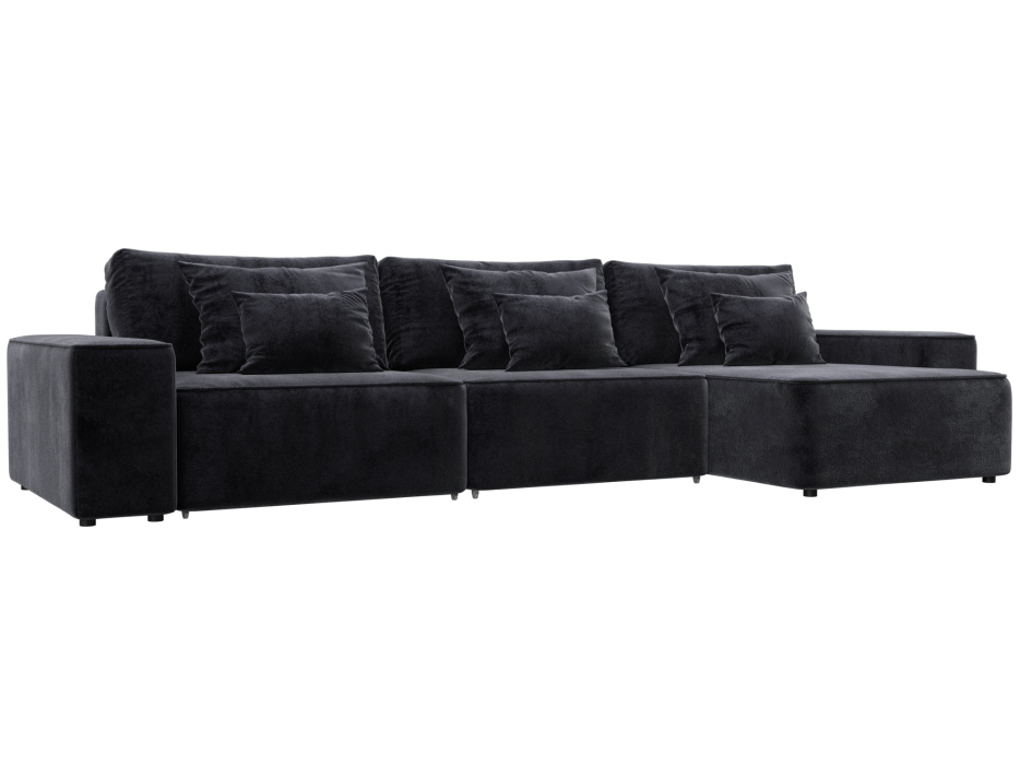 Диваны угловые в гостиную, Диван угловой Лига-074 угол универсальный, велюр TOWER