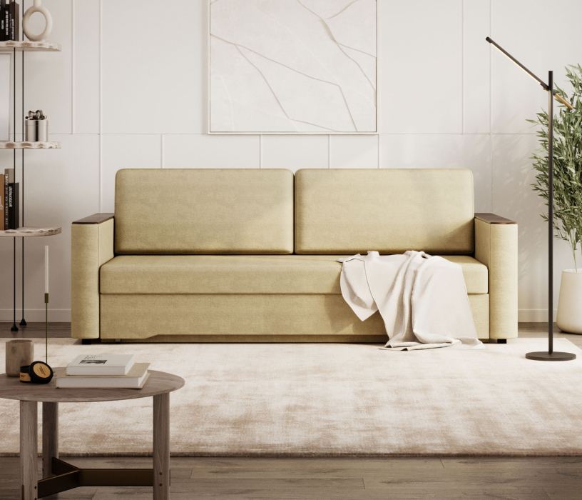 Диваны с ящиком для белья, Диван-кровать Джонас, рогожка