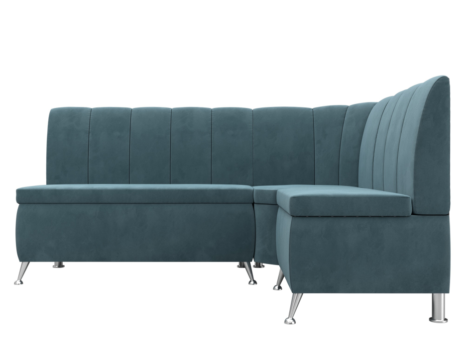 Диваны угловые кухонные, Диван кухонный угловой Кантри правый угол, велюр