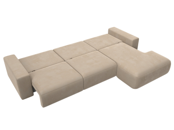 Диван угловой Лига-036 Классик Лонг правый угол, велюр