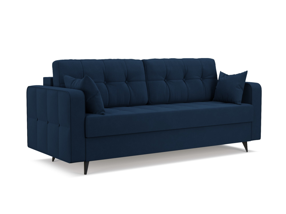 Диваны с ящиком для белья, Диван прямой тик-так Снеп (Велюр)