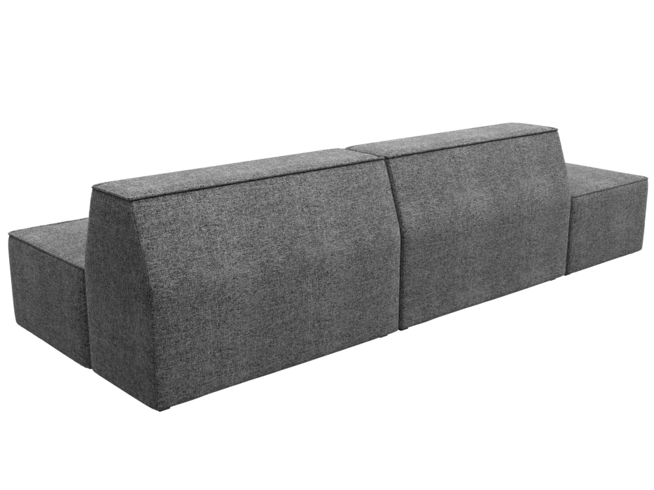 Дизайнерские диваны для гостиной, Прямой модульный диван Монс Модерн левый, рогожка