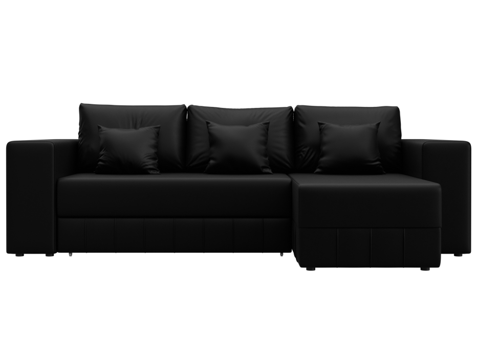 Диваны угловые в гостиную, Диван угловой Лига-076 угол универсальный, экокожа GRIFON