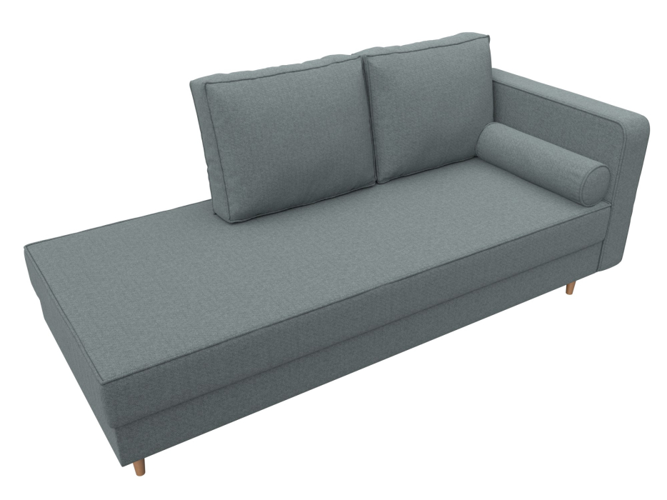 Кушетка диван, Кушетка Прайм правая, рогожка Амур