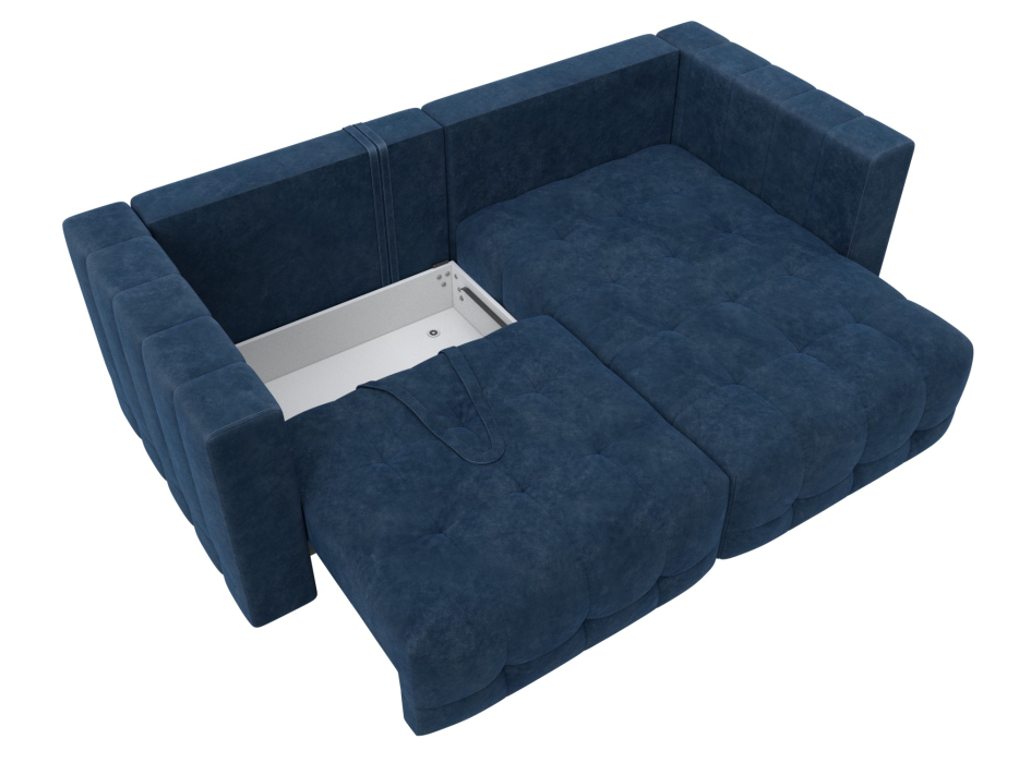 Диваны еврокнижки, Диван угловой Лига-052 НПБ угол универсальный, велюр BRUT