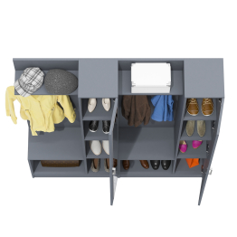 Прихожая РВК Камелия-8 с зеркалом комплект из двух штук