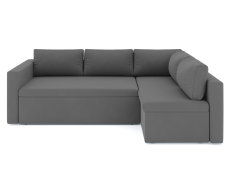 Диваны угловые в гостиную, Диван-кровать угловой Мансберг дельфин, велюр