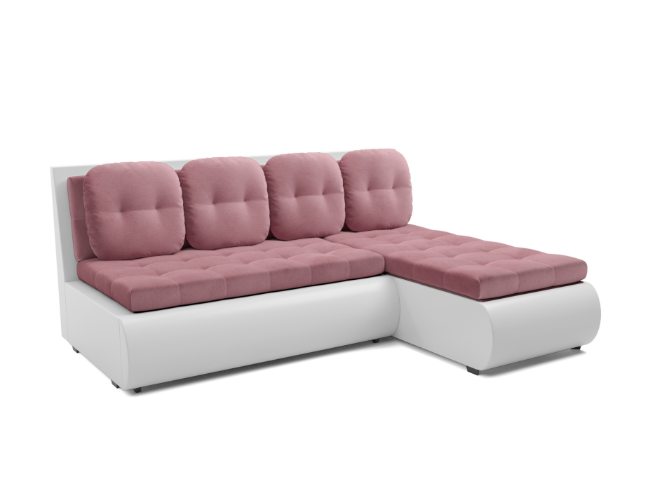 Диваны угловые в гостиную, Диван угловой Кормак (Велюр + Экокожа)