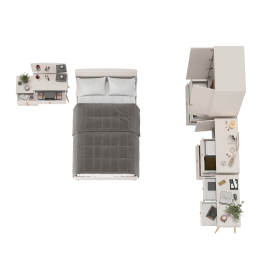 Спальня Афина с кроватью со спальным местом 1200х2000