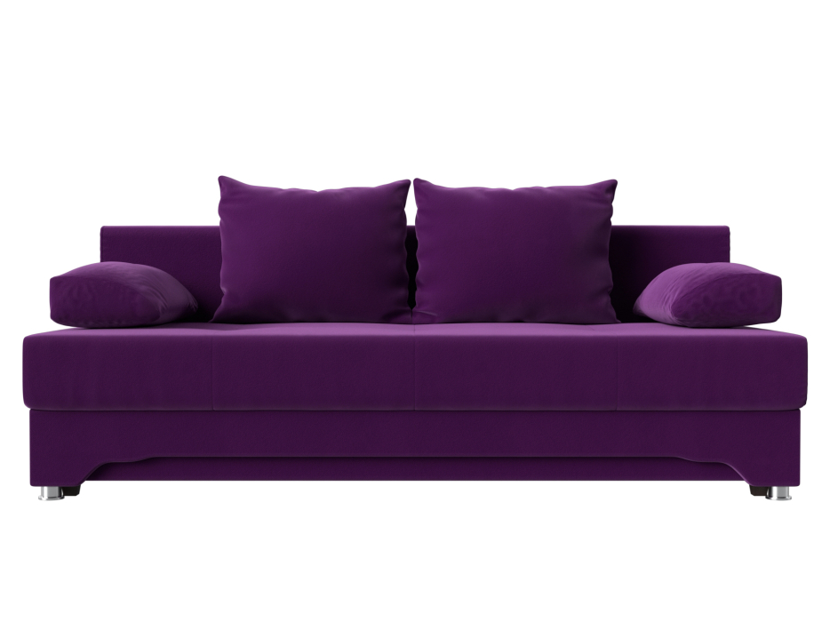 Диваны еврокнижки, Диван прямой Ник-2, микровельвет