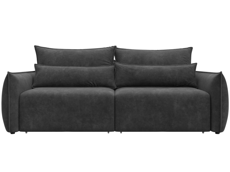 Диваны еврокнижки, Диван прямой Лига-051 НПБ, велюр BRUT