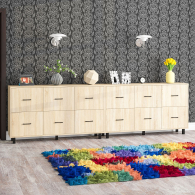 ТВ-тумбы, Два комода-тумбы с ящиками и на ножках РВК 127-1504