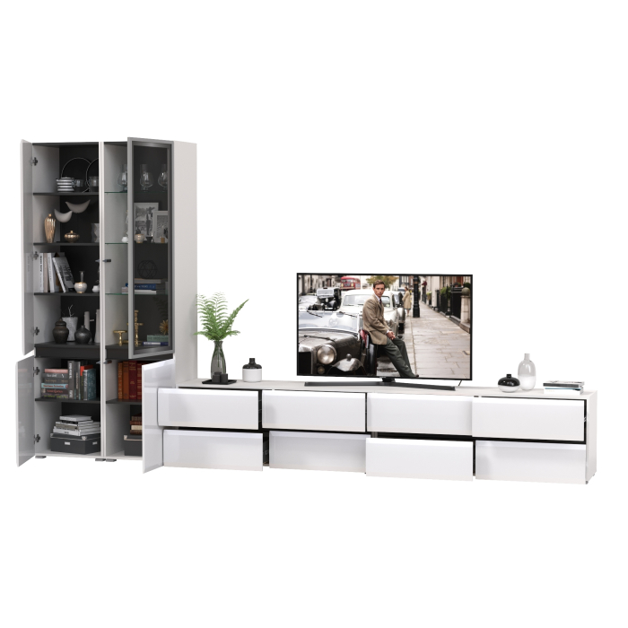 Стенки для гостиной, Сидней стенка модульная № 131