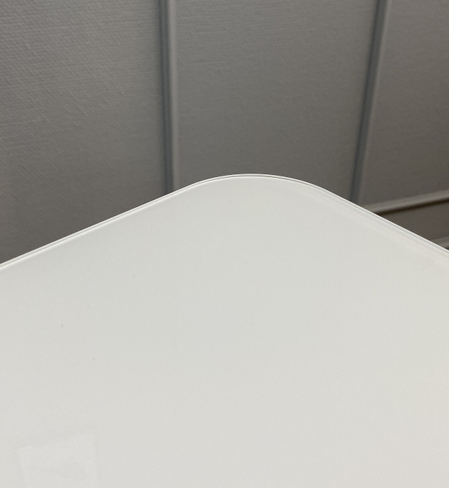 Обеденные столы, Стол KENNER 1100 M раздвижной, стекло белое глянец