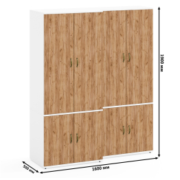 Два мебельных шкафа Лидер-8 МД 19Б и МД 20Б