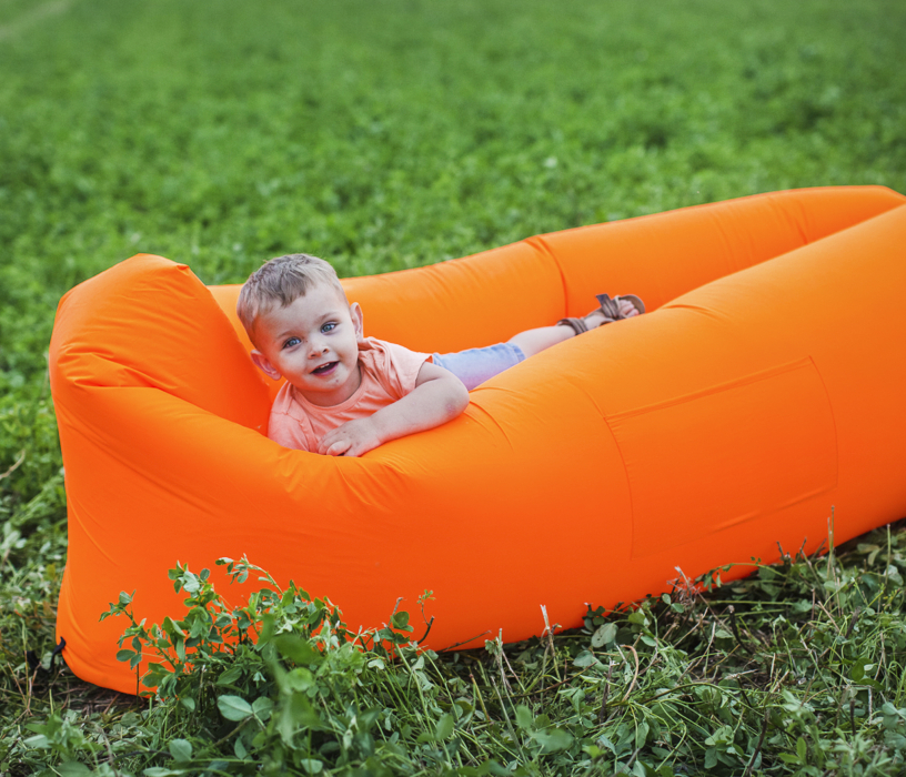 Бескаркасные диваны, Надувной шезлонг (ламзак, биван) Airpuf