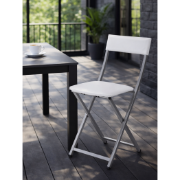 Стул Elevis белый полимер /светлый мусс