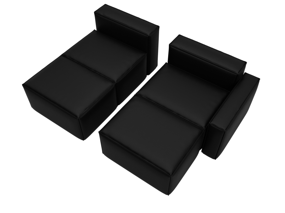 Диваны угловые в гостиную, Диван угловой модульный Лига-063 угол правый, экокожа GRIFON