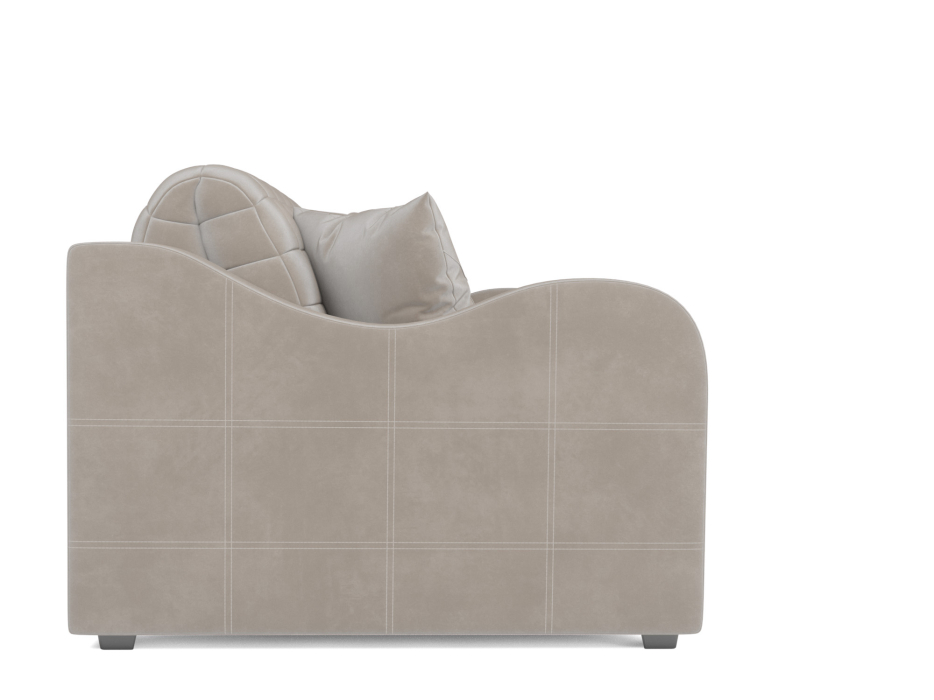 Диваны с ящиком для белья, Диван аккордеон Барон №4 НПБ 120х200 Бархат