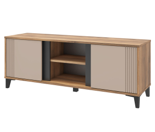 Тумба под ТВ Богемия 463.04 дуб барокко