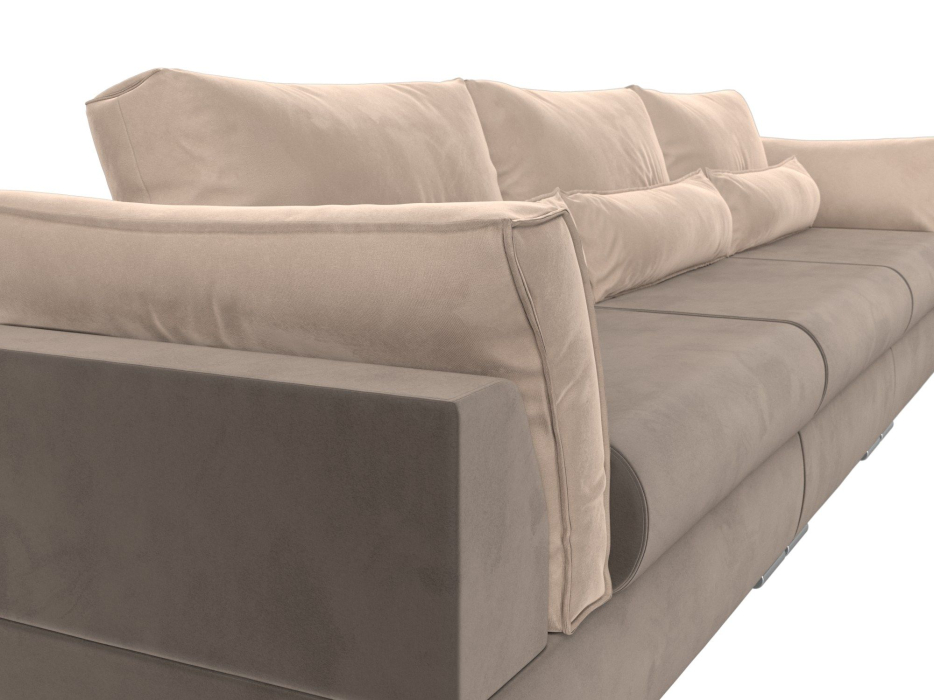 Диваны прямые кухонные, Прямой диван Пекин Long, велюр