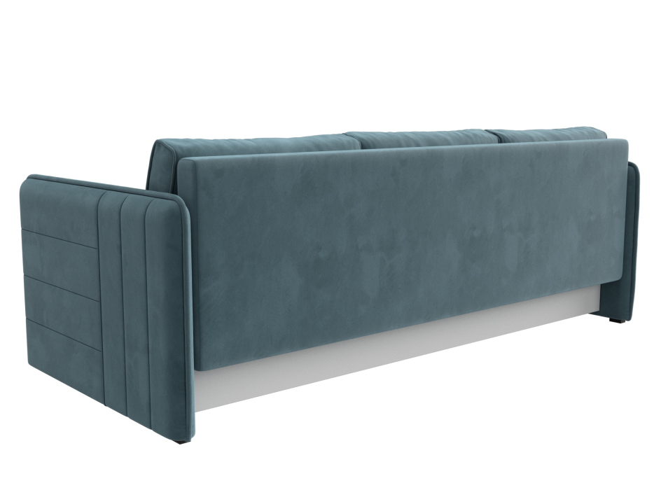 Диваны еврокнижки, Прямой диван Слим, велюр