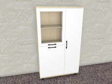 Шкафы распашные, Модульная система Грейс Шкаф ШК-5083  Ясень Асахи