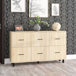 Комод шесть выдвижных ящиков РВК 127-1504