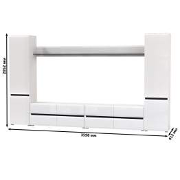 Корпусная мебель в гостиную Сидней № 101