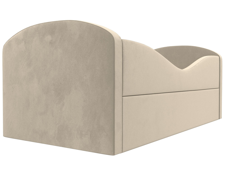 Кровати одноярусные, Детская кровать Сказка Люкс, микровельвет