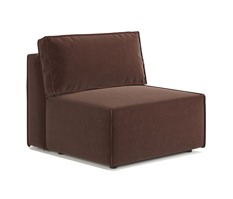 Диваны угловые в гостиную, Диван модульный Гамма 170х95х70 см, правый