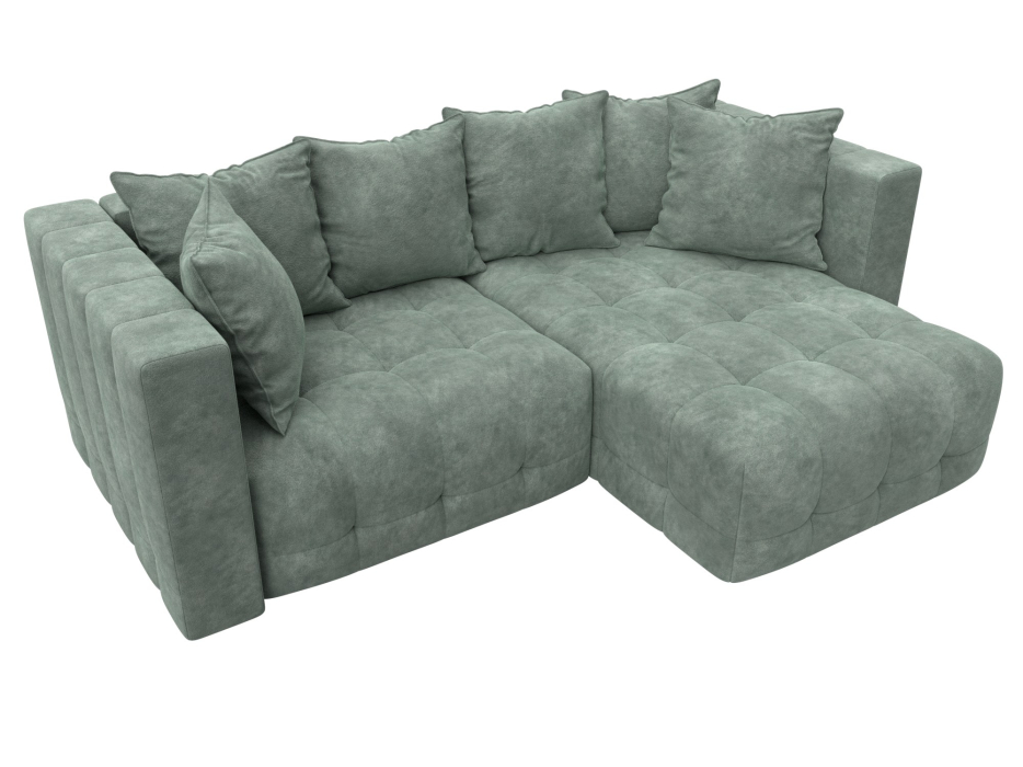 Диваны еврокнижки, Диван угловой Лига-052 НПБ угол универсальный, велюр BRUT