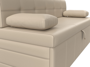 Кухонный прямой диван Лео, экокожа