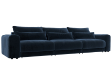 Диваны еврокнижки, Диван прямой Лига-056 НПБ Лонг, велюр TOWER