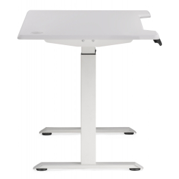 Компьютерный стол Маркос с механизмом подъема 120х75х75, белый