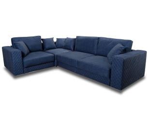 Угловой диван-кровать Бергер велюр